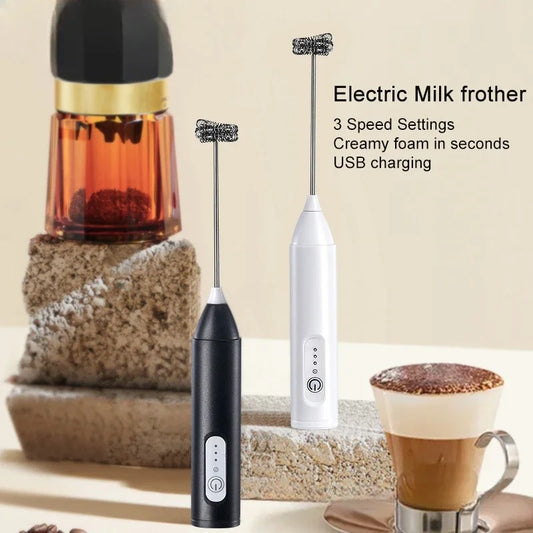 Mini wireless Electric Mixer – USB Rechargeable, 3 Speeds